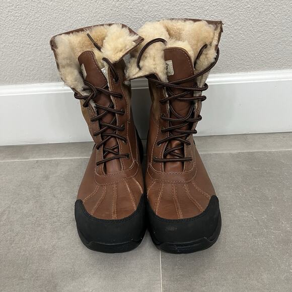 UGG Butte Mens Size 9 Brown Vibram Waterproof Outdoor Snow Boots Shoes 5521 main image 5